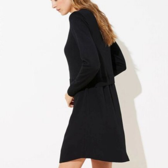 LOFT Black sweater Dress - Picture 2 of 8